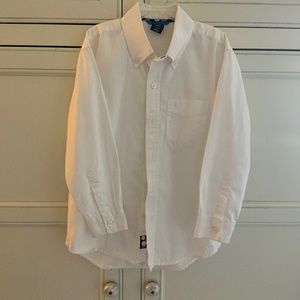 GapKids white button down dress shirt size 6